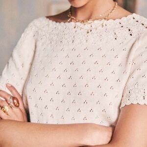 EUC Sezane Bertille Sweater Top